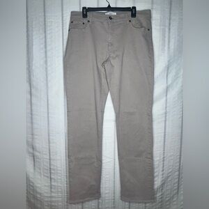 Brax Pants Mens 36x34 Beige Cooper Fancy Regular Fit Stretch Chino Casual 442
